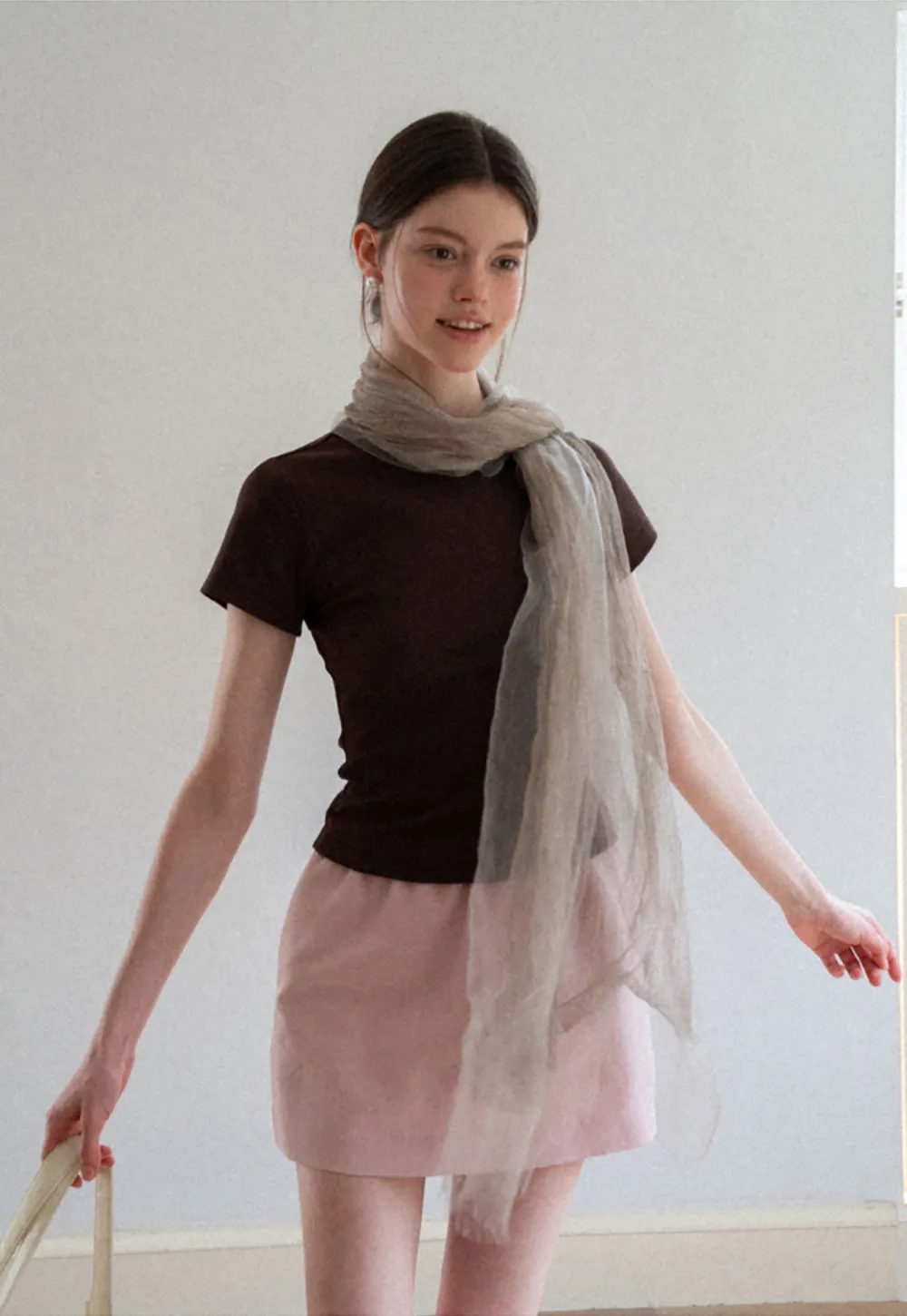 High Waist A Line Skirt