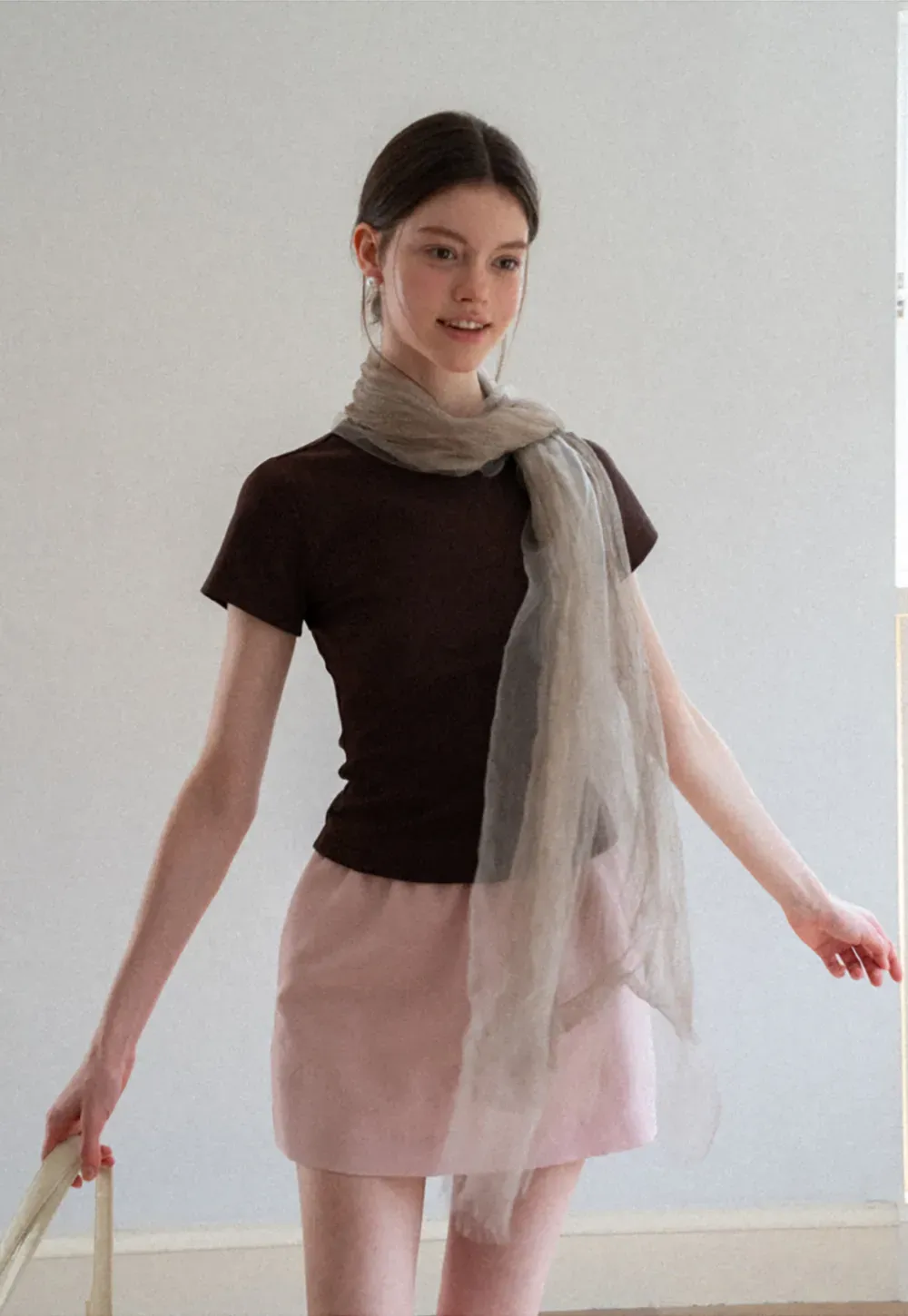High Waist A Line Skirt