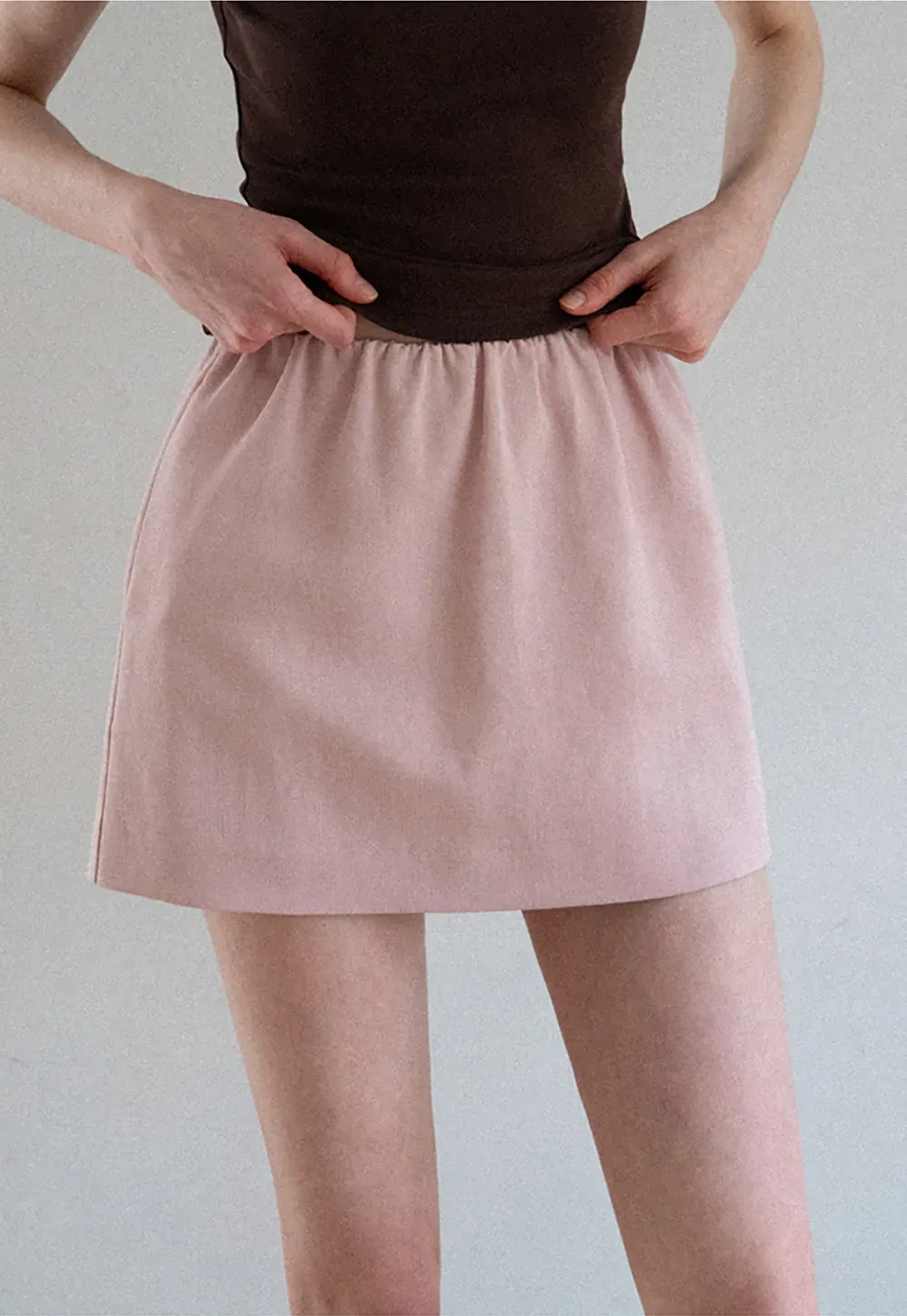 High Waist A Line Skirt