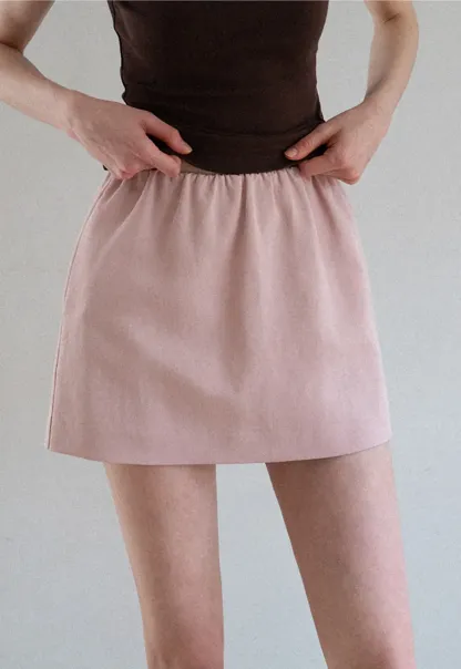 High Waist A Line Skirt
