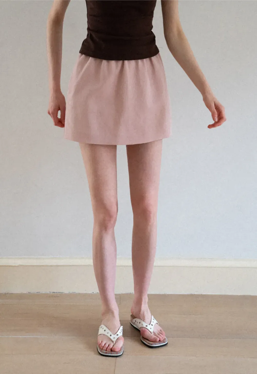 High Waist A Line Skirt