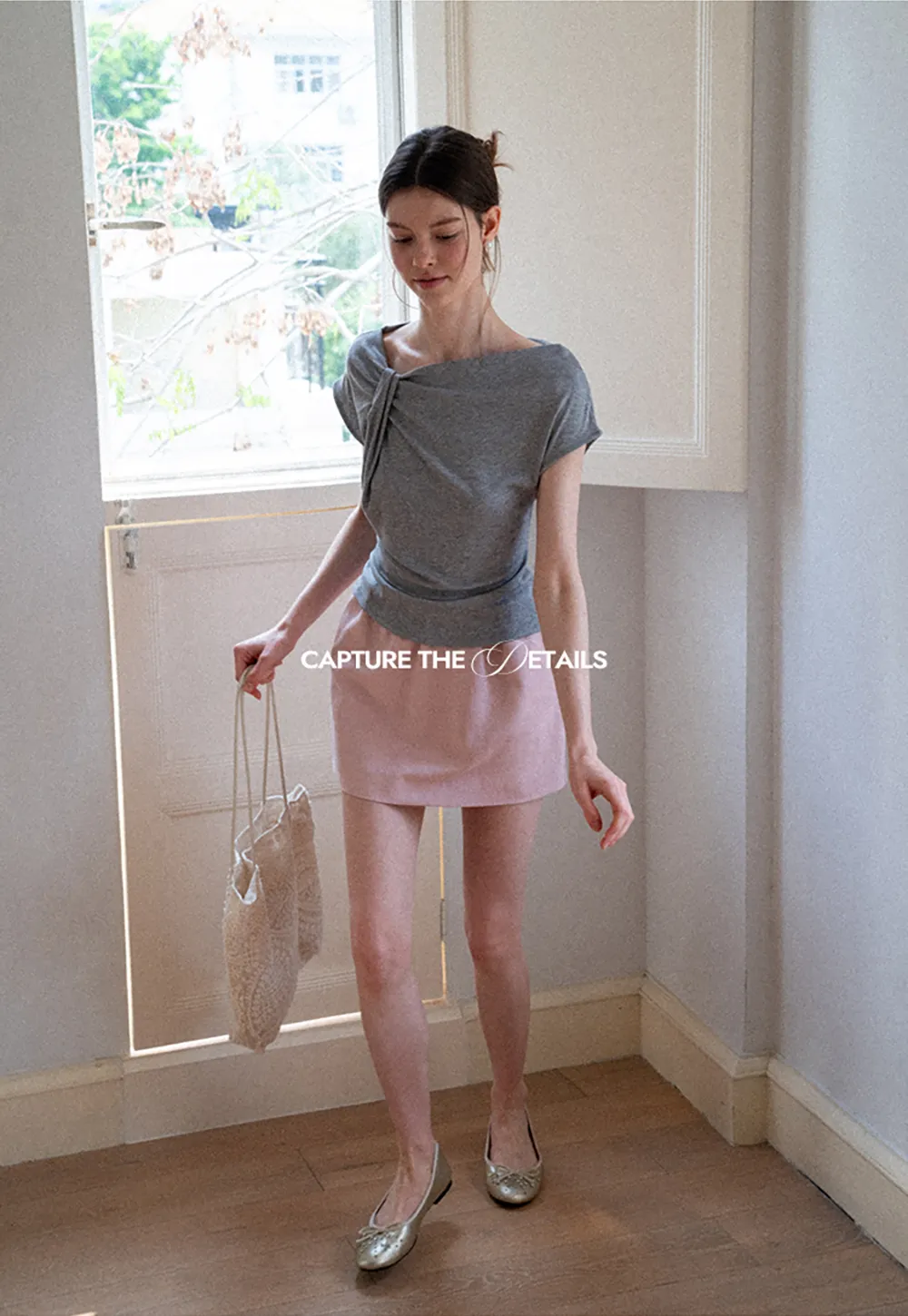 High Waist A Line Skirt