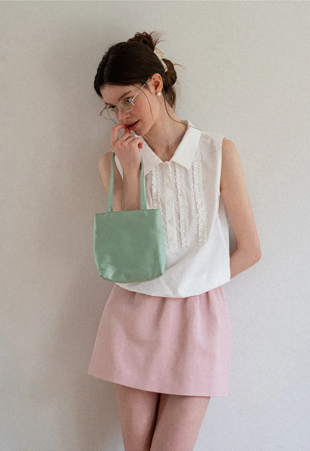 High Waist A Line Skirt
