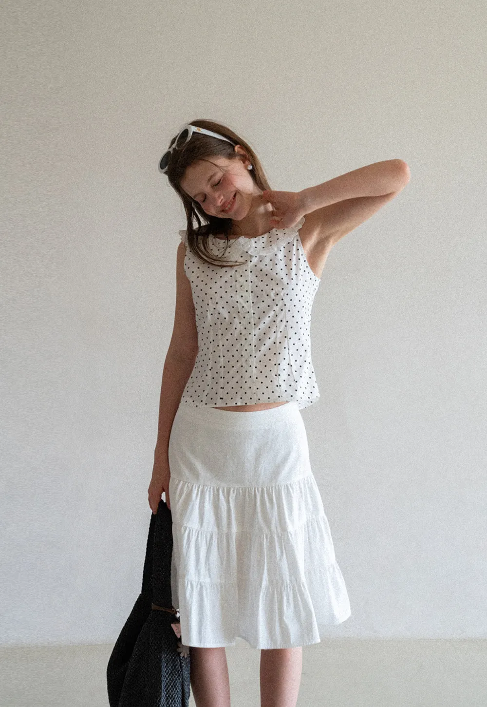 Tiered Ruffle Hem Skirt