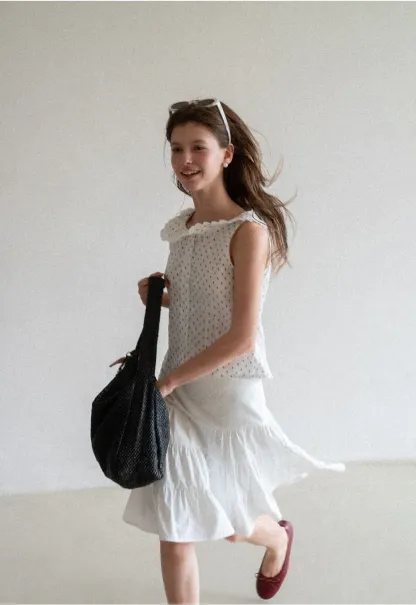 Tiered Ruffle Hem Skirt