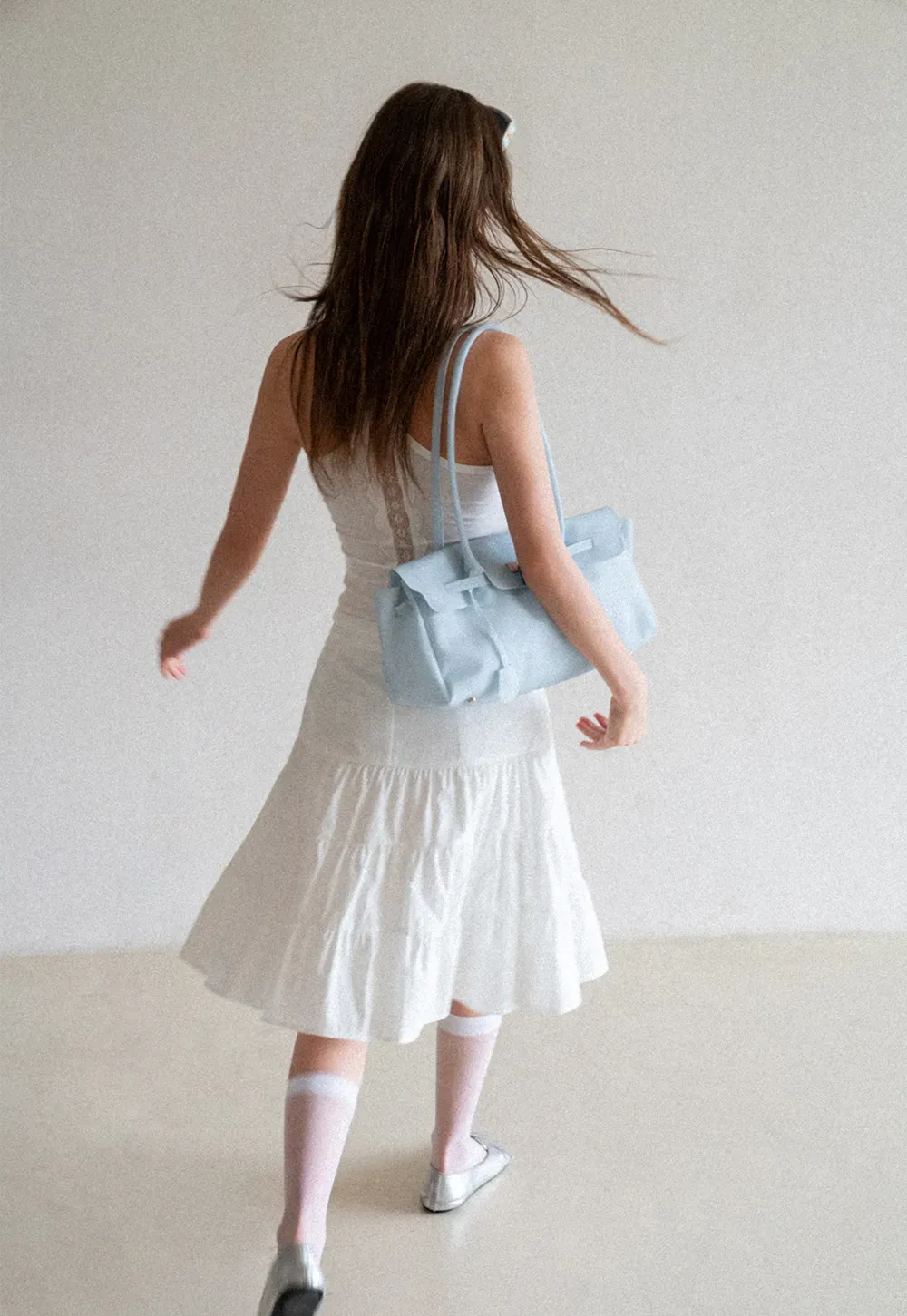 Tiered Ruffle Hem Skirt