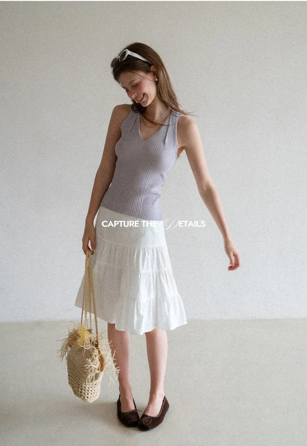 Tiered Ruffle Hem Skirt