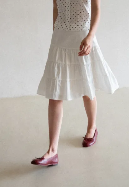 Tiered Ruffle Hem Skirt