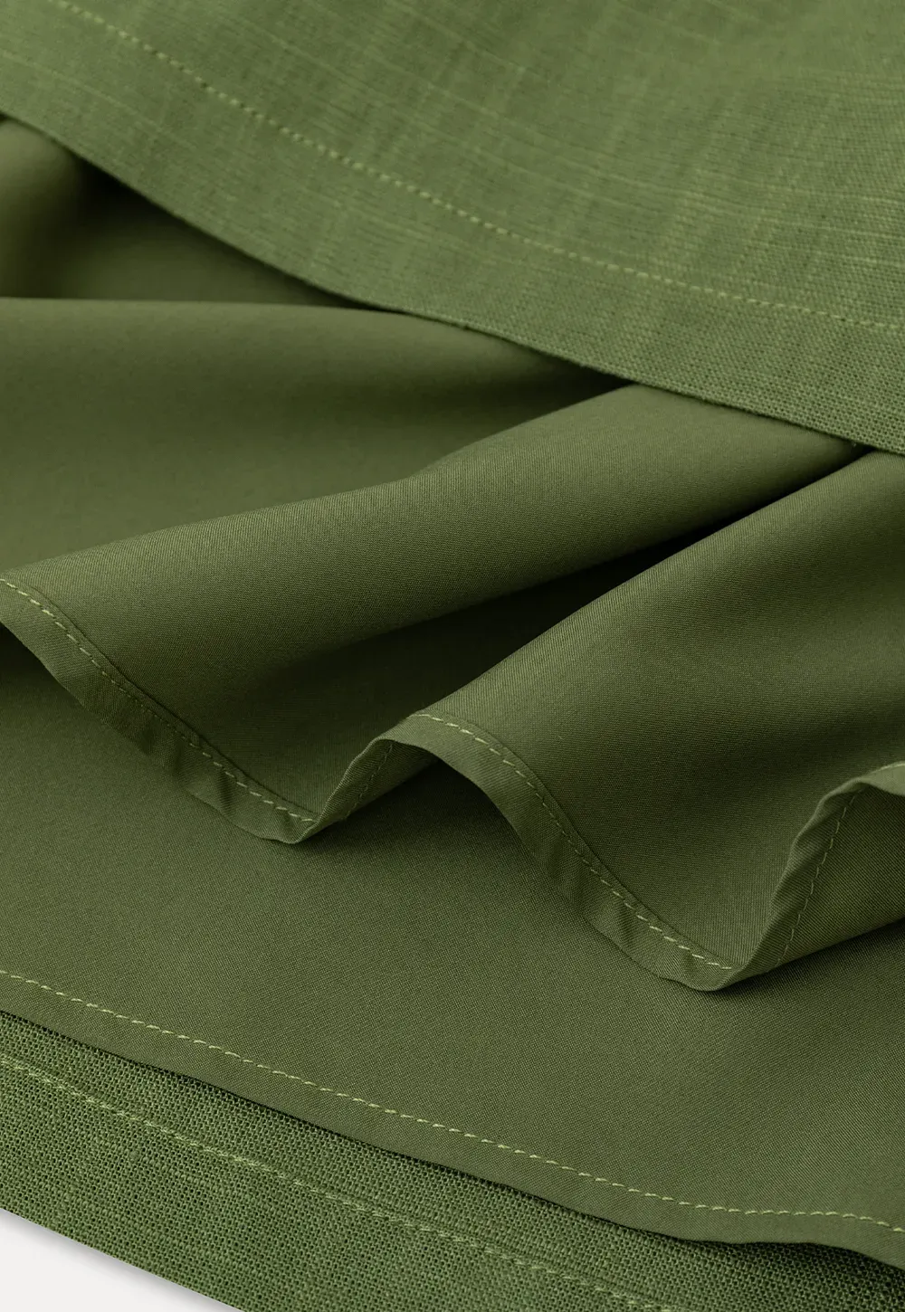 A-Line Midi Skirt with Clean Seam Detail