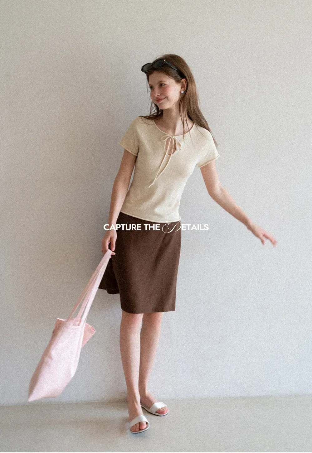 A-Line Midi Skirt with Clean Seam Detail