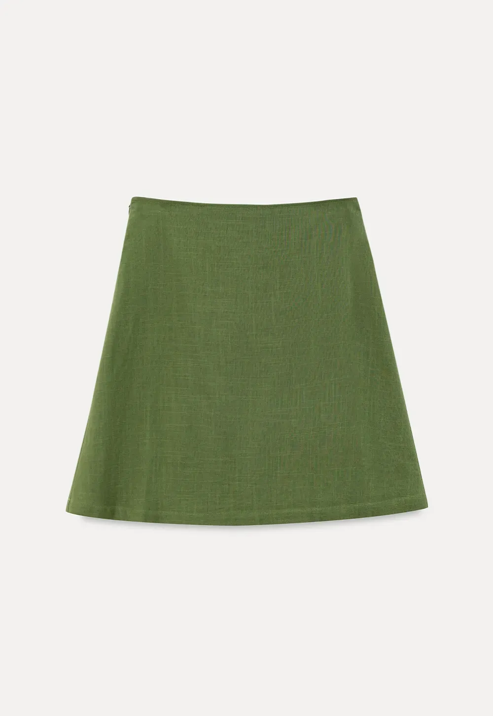 A-Line Midi Skirt with Clean Seam Detail