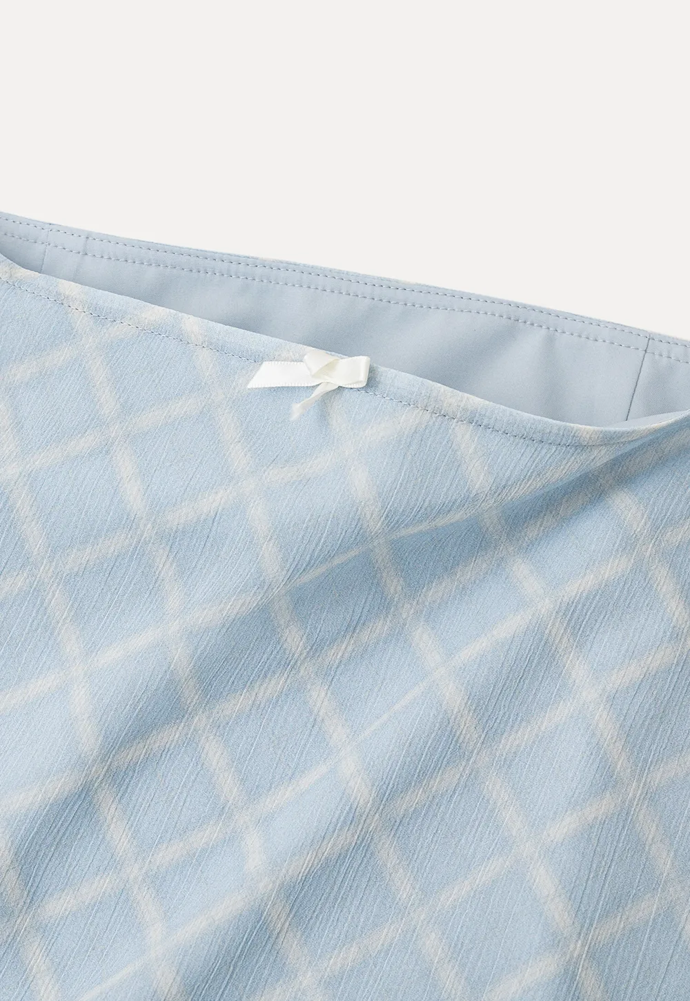 Diamond Patterned A Line Skirt