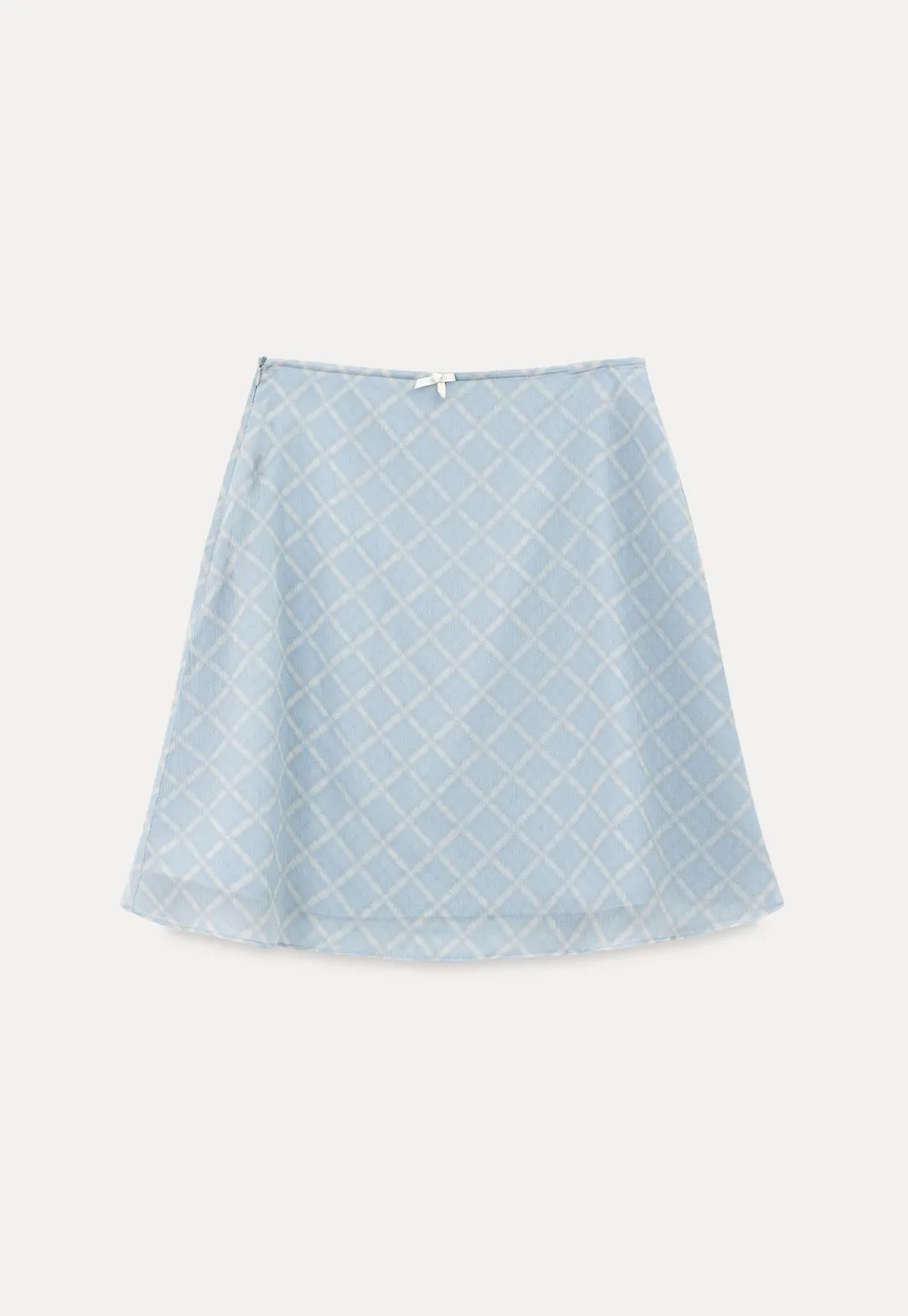 Diamond Patterned A Line Skirt