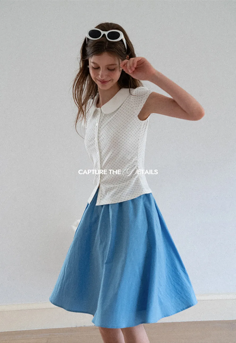 High Waist A Line Skirt