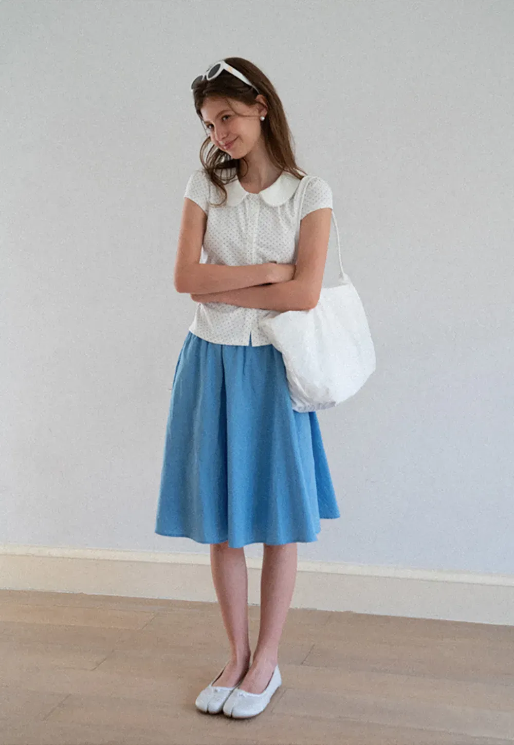 High Waist A Line Skirt