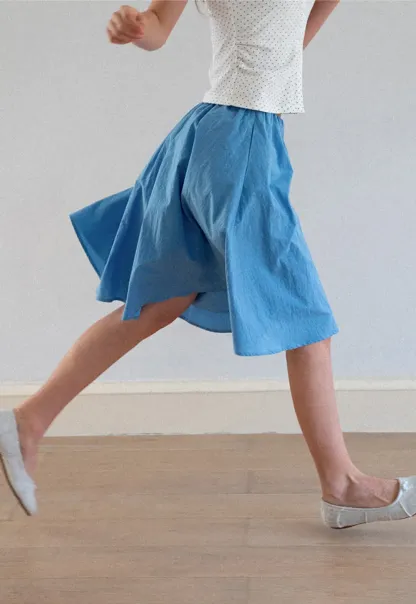 High Waist A Line Skirt