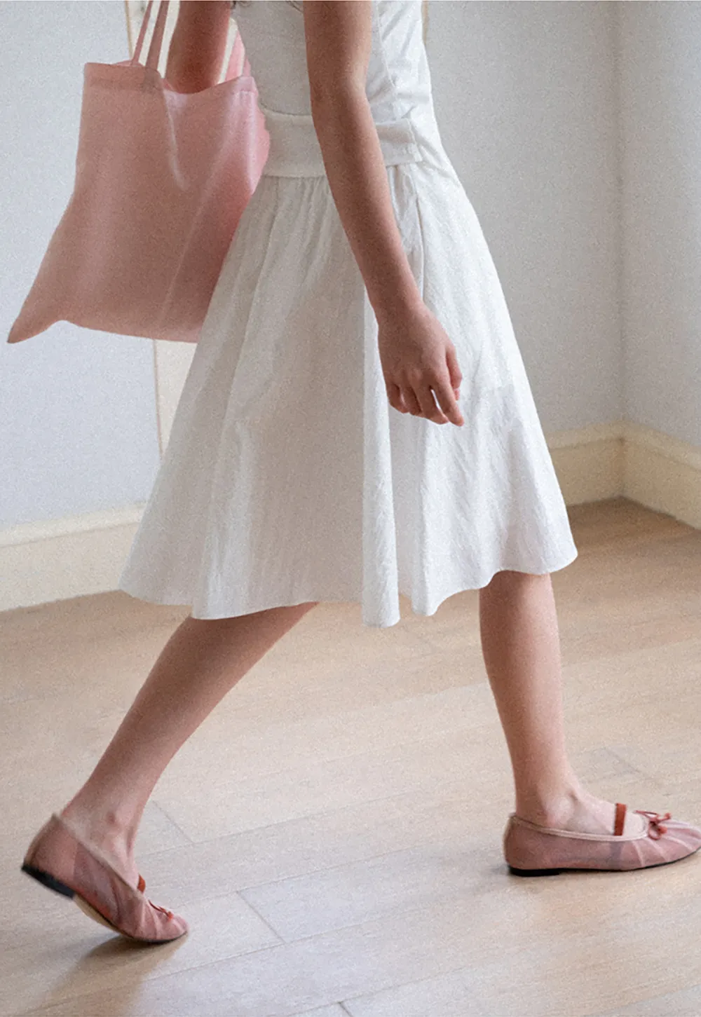 High Waist A Line Skirt