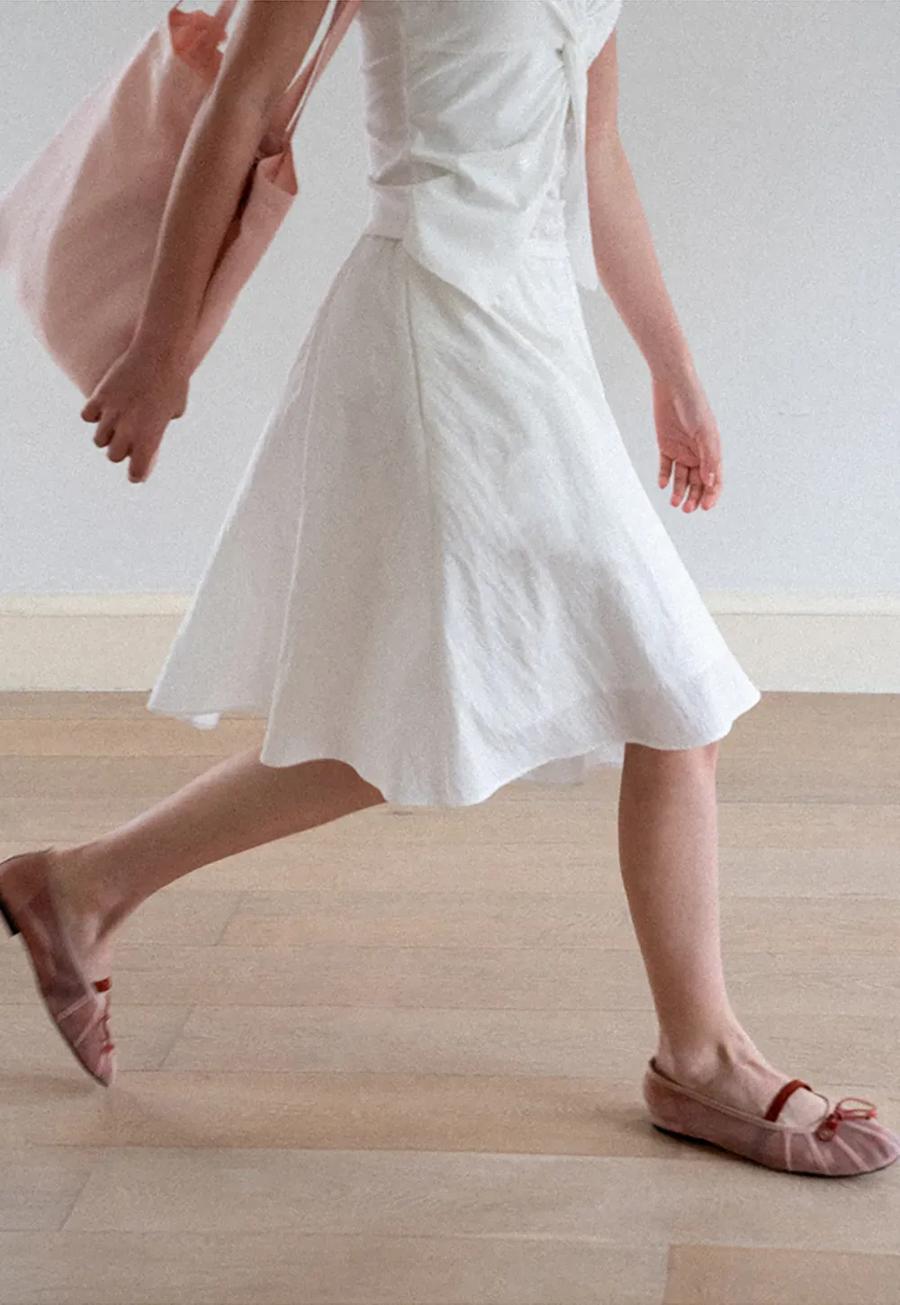 High Waist A Line Skirt
