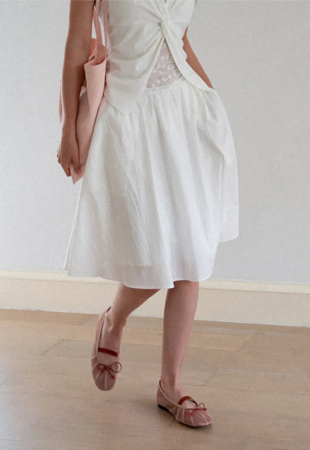 High Waist A Line Skirt