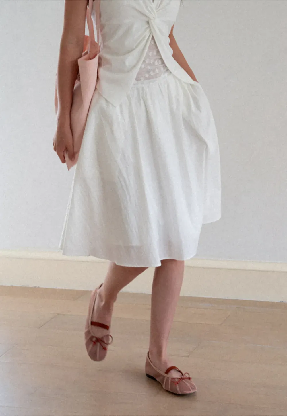 High Waist A Line Skirt