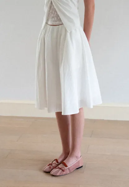 High Waist A Line Skirt