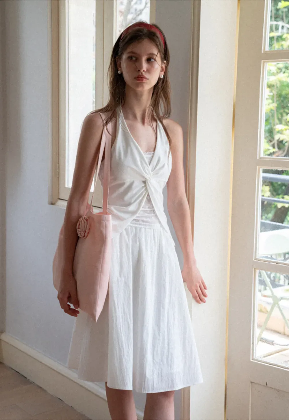 High Waist A Line Skirt