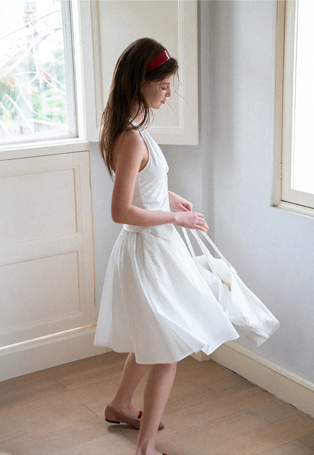 High Waist A Line Skirt