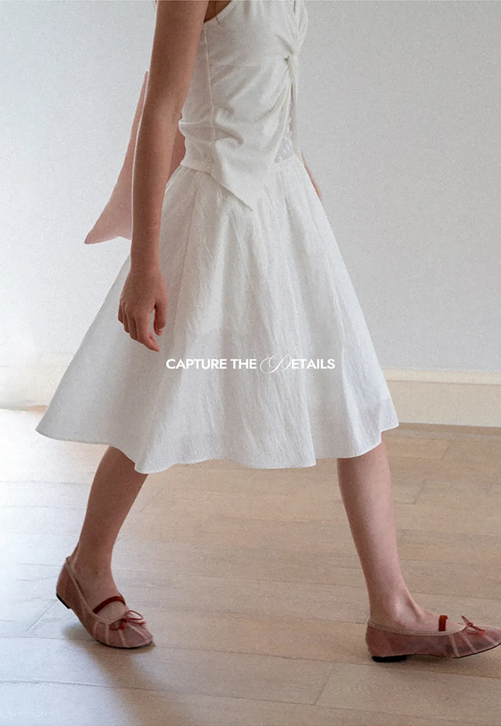 High Waist A Line Skirt