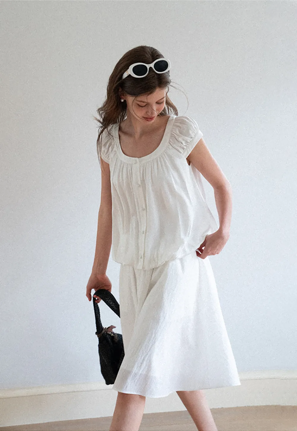 High Waist A Line Skirt