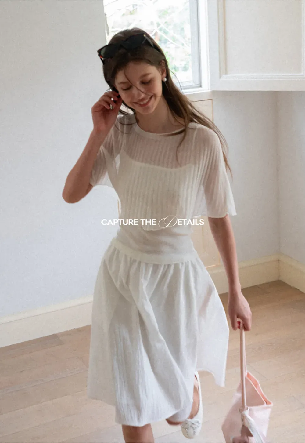 High Waist A Line Skirt