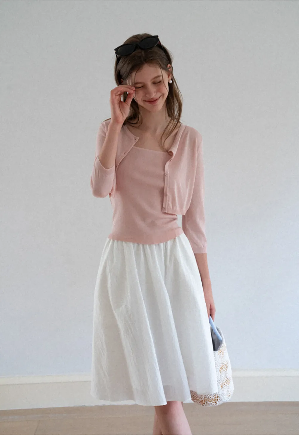 High Waist A Line Skirt