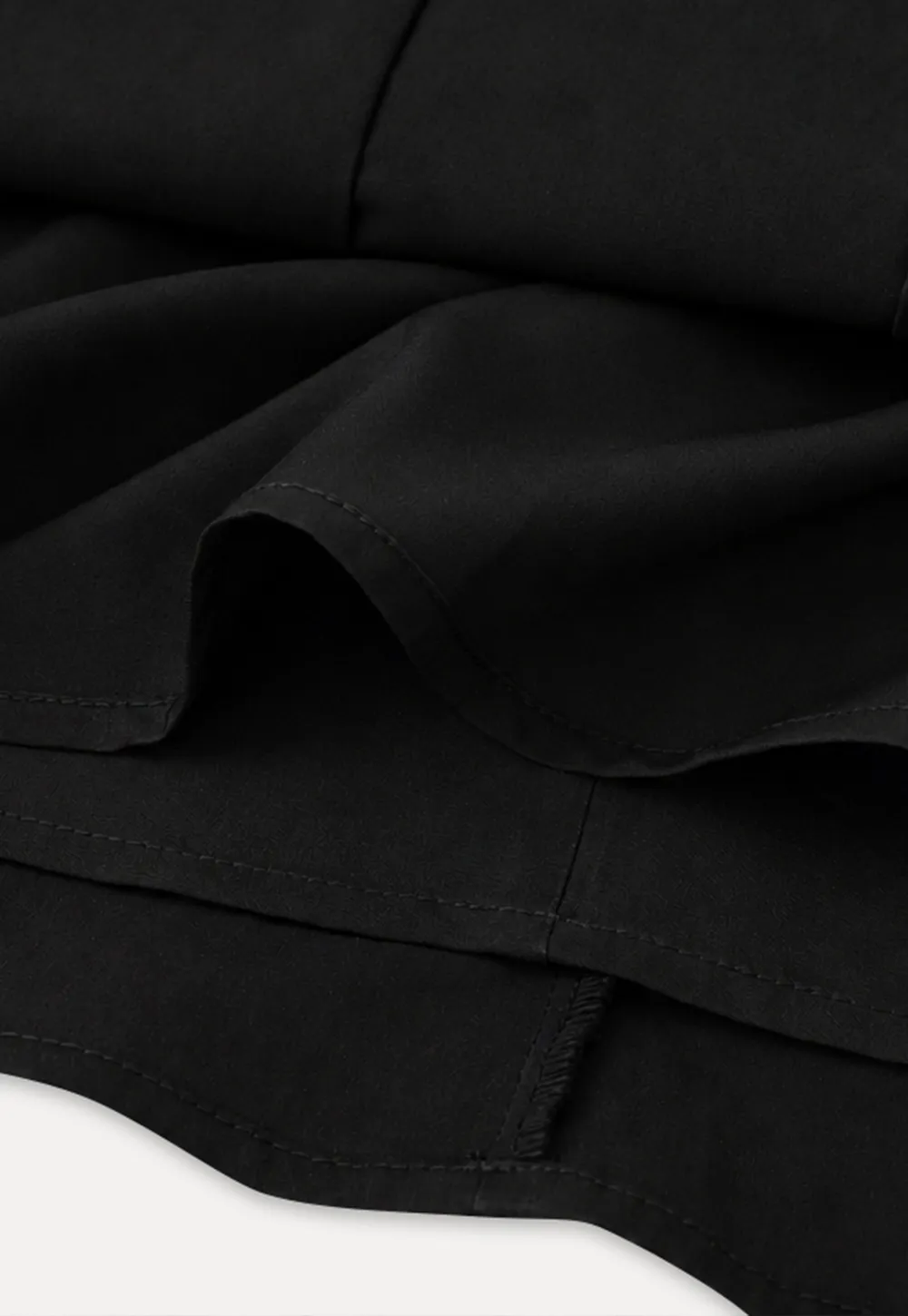Pleated A-Line Skirt