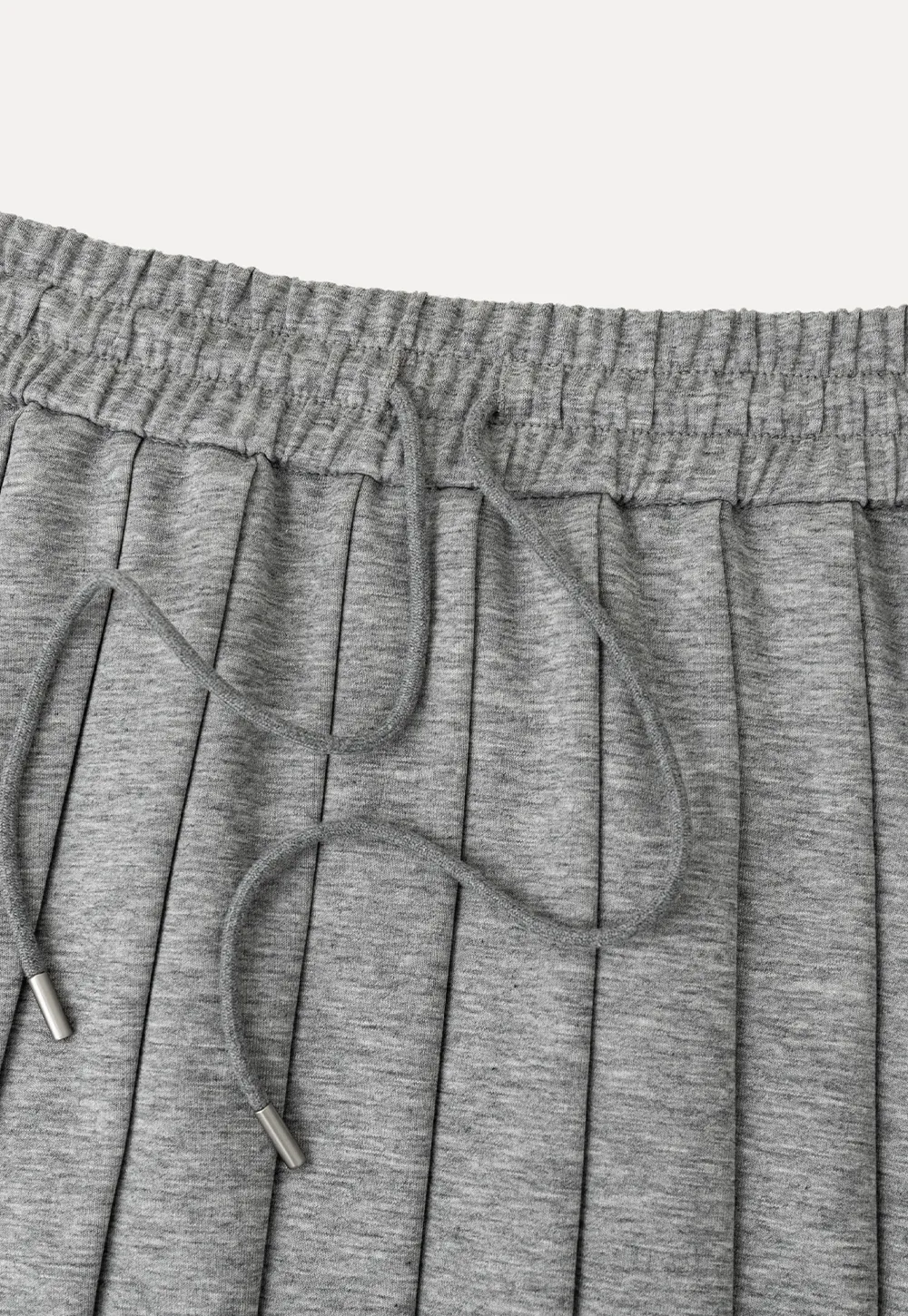 Pleated A-Line Midi Skirt