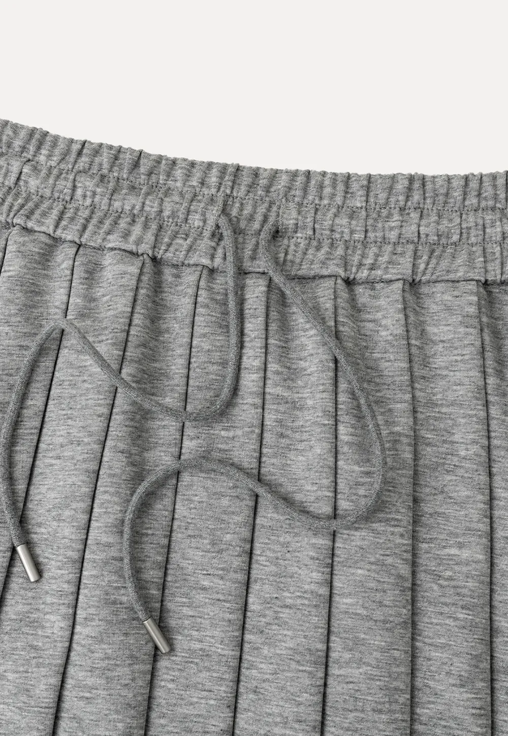 Pleated A-Line Midi Skirt