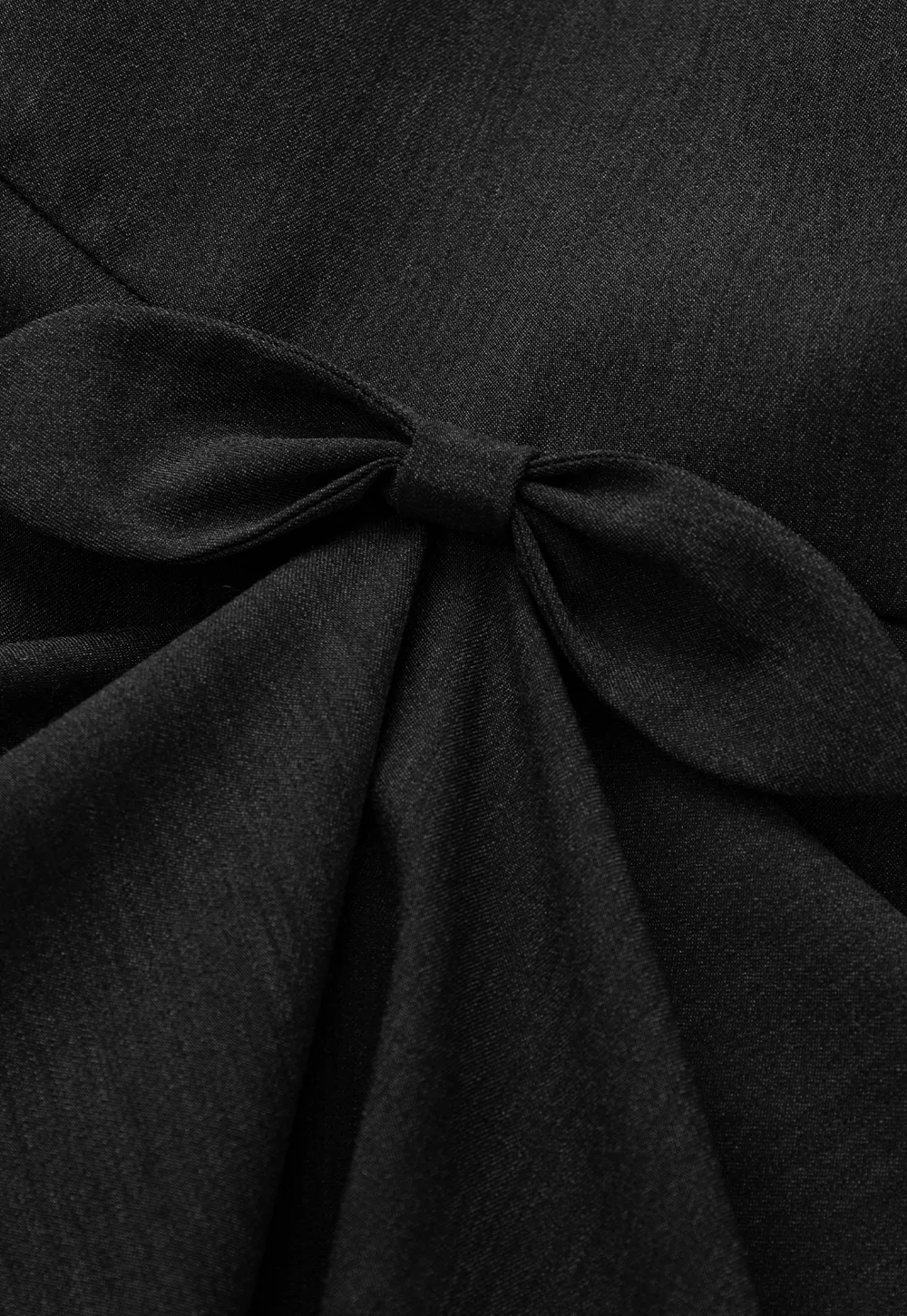 Twisted Waist Asymmetric Skirt