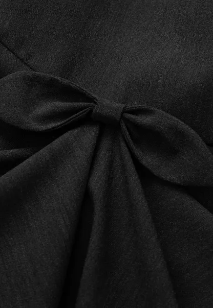 Twisted Waist Asymmetric Skirt