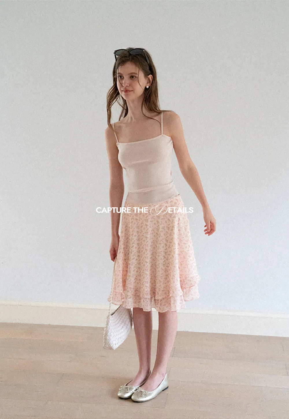 Floral Print Tiered Ruffle Hem Skirt