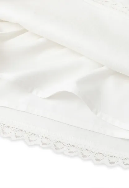 Lace Trim Mini Skirt