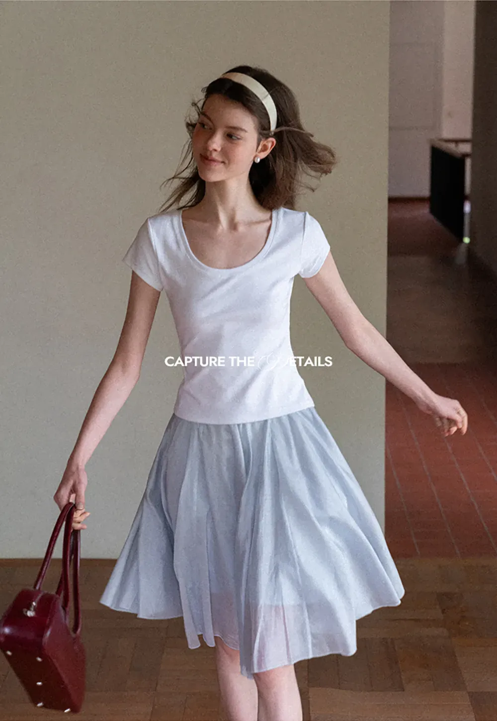 Layered A Line Skirt