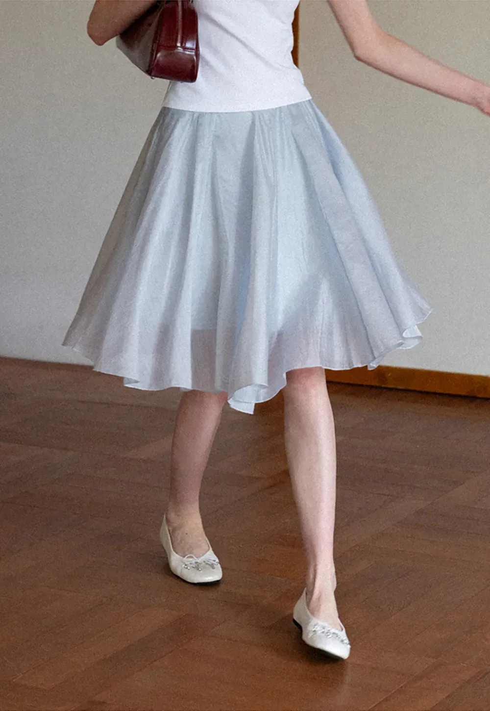 Layered A Line Skirt
