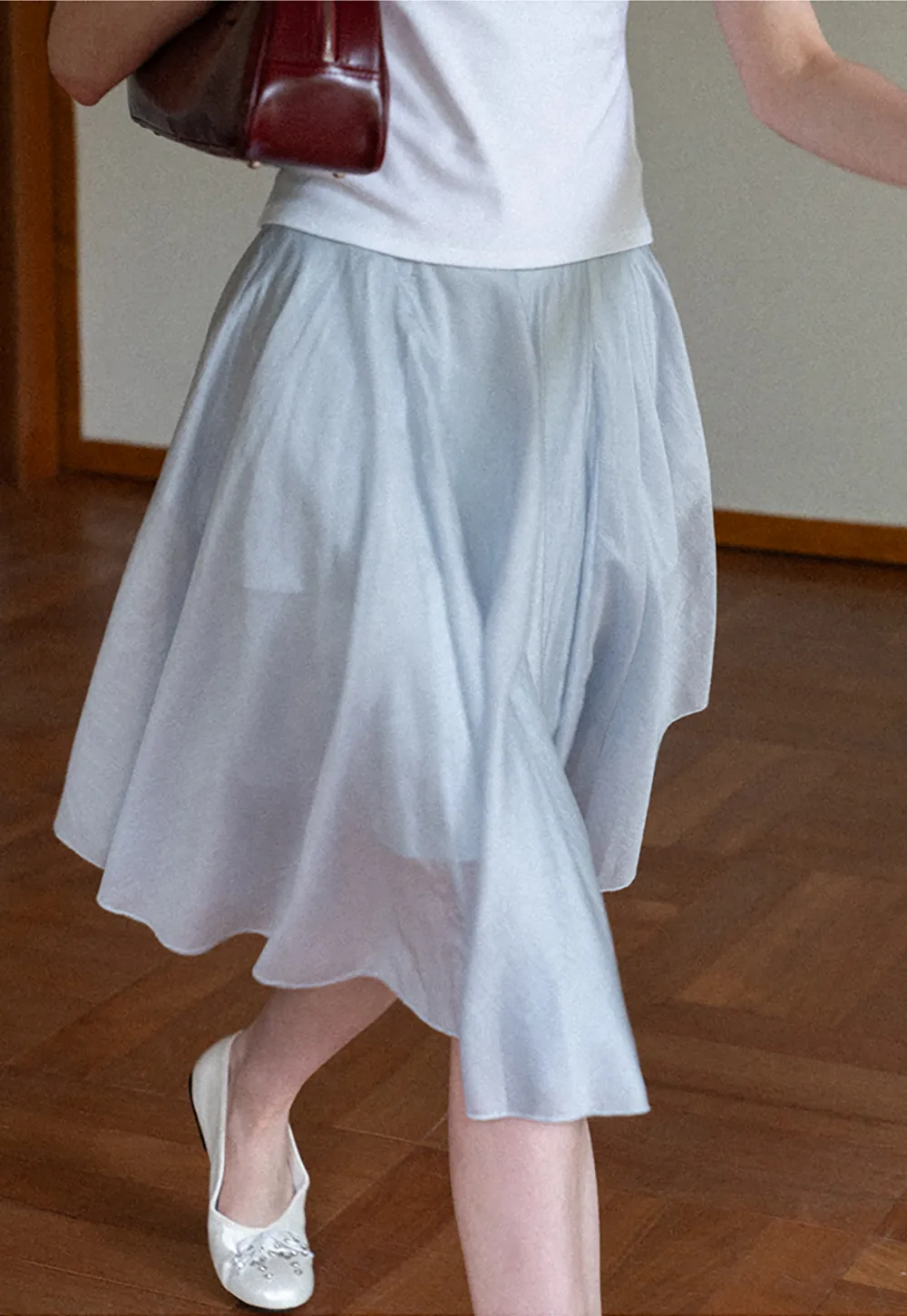 Layered A Line Skirt