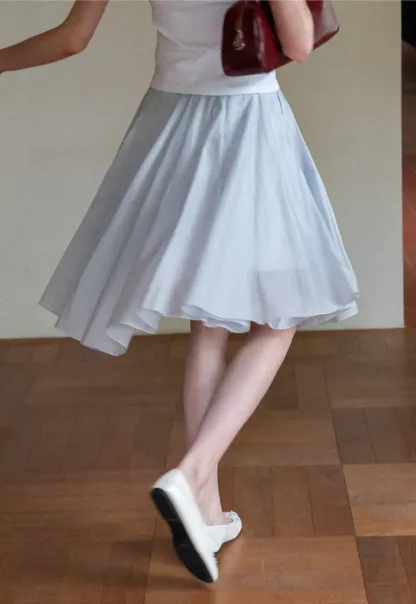 Layered A Line Skirt