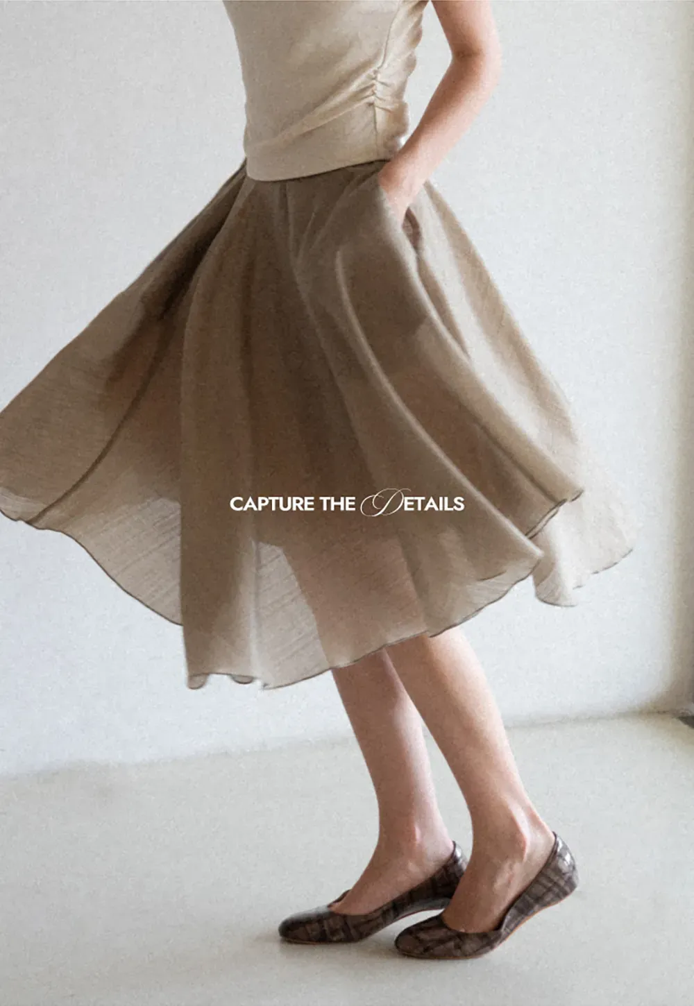 Layered A Line Skirt