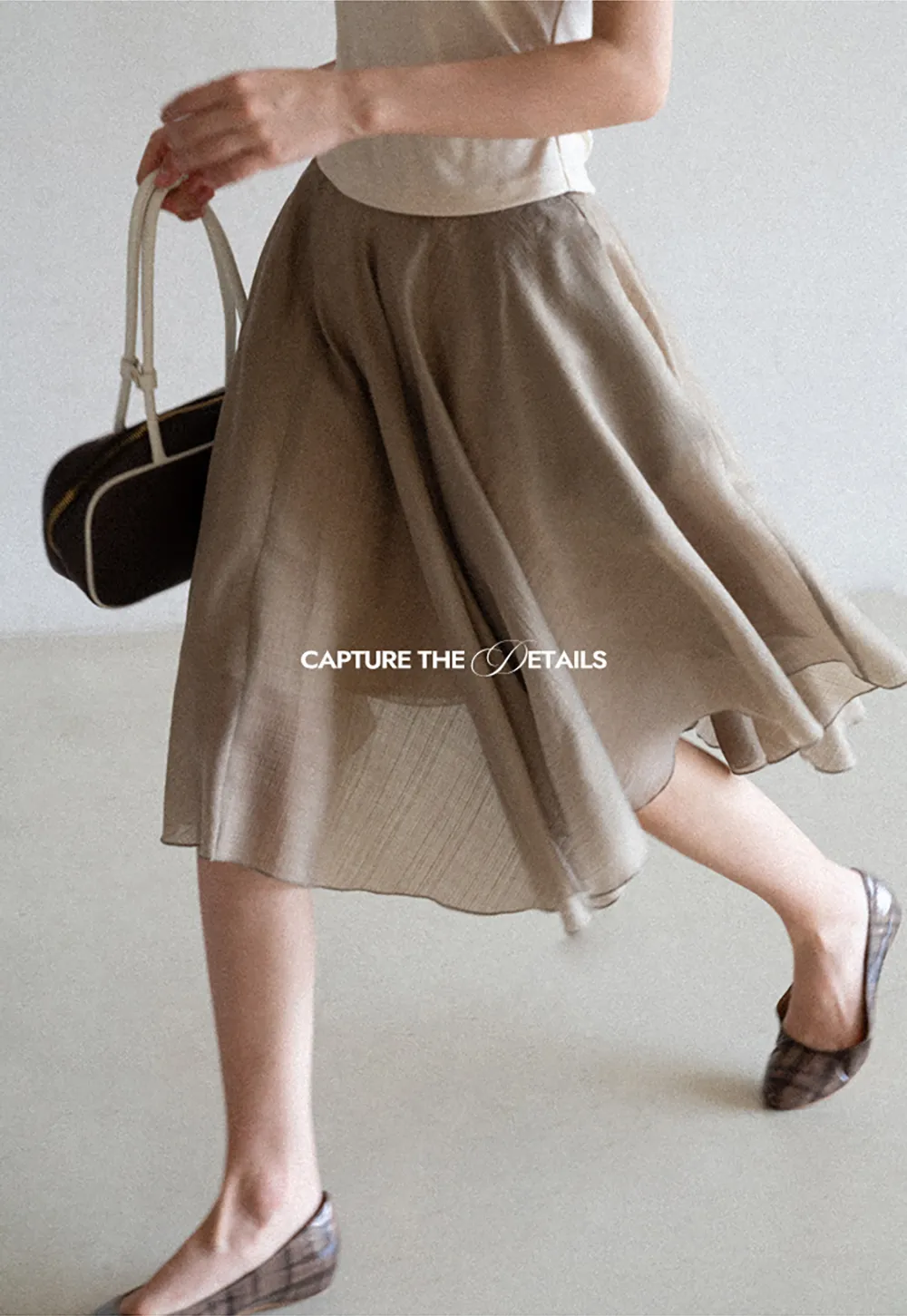 Layered A Line Skirt