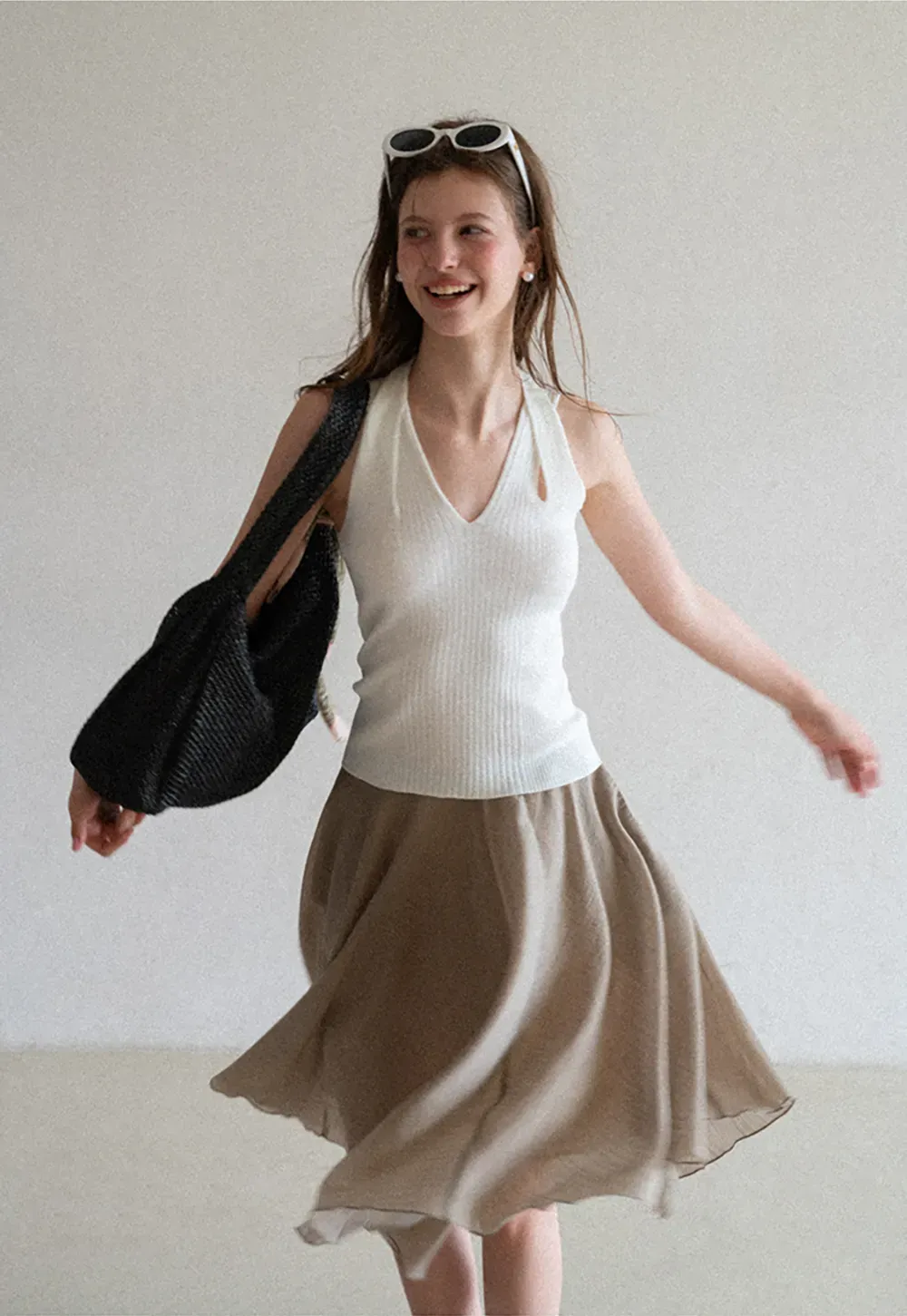 Layered A Line Skirt