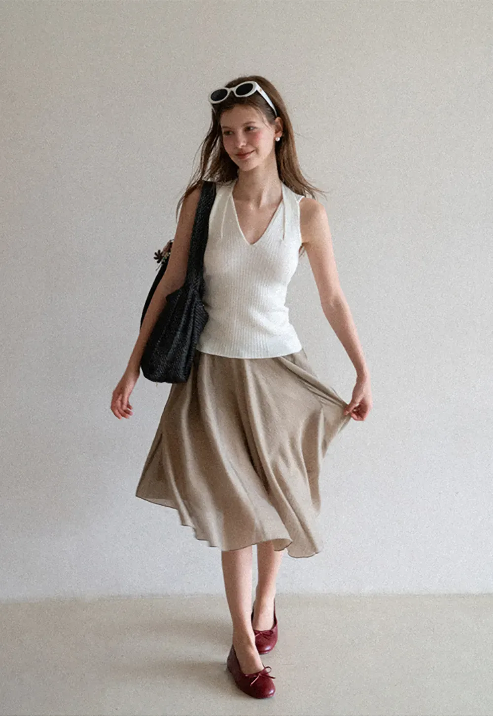 Layered A Line Skirt