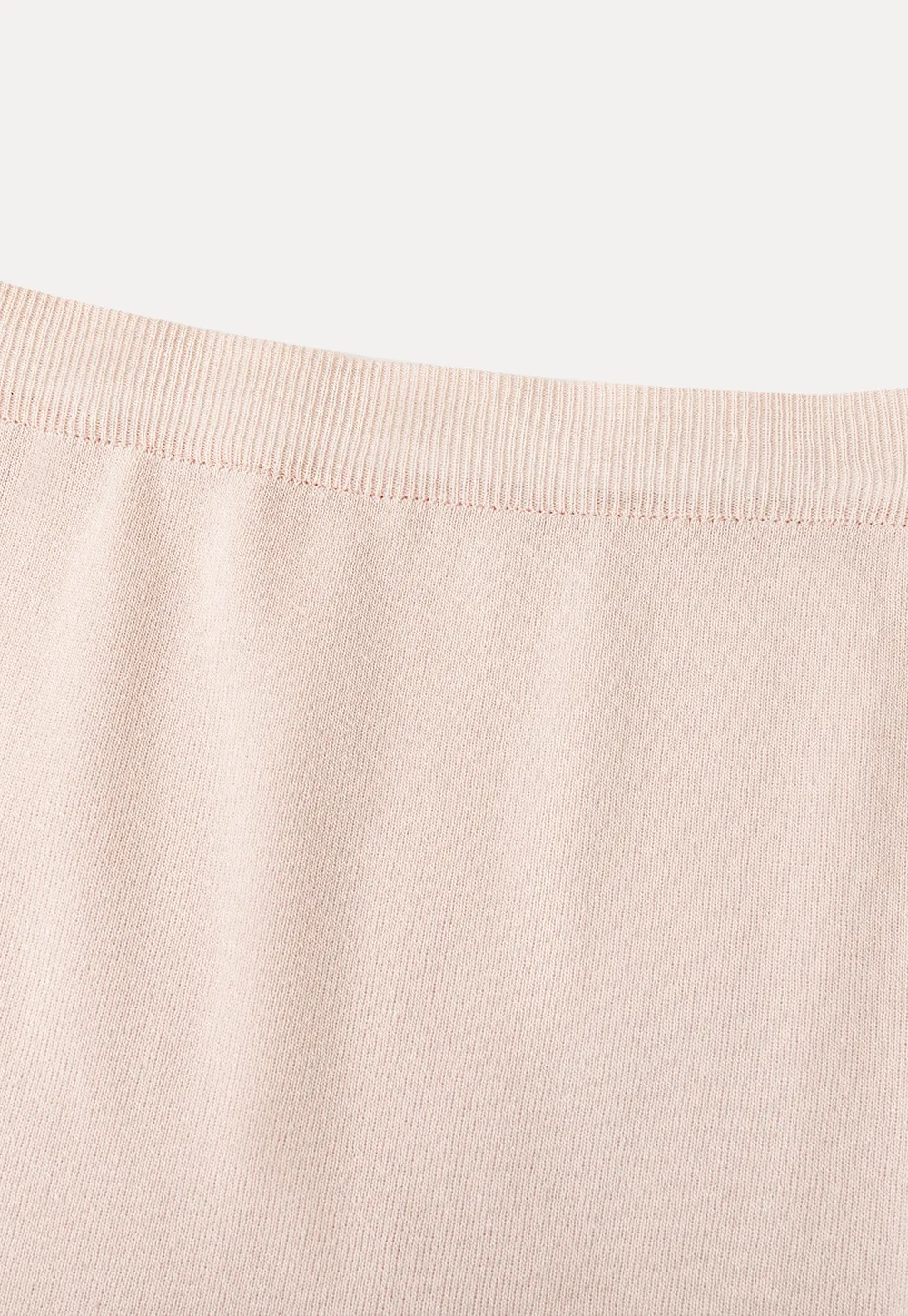 High Waist Asymmetric Hem Skirt