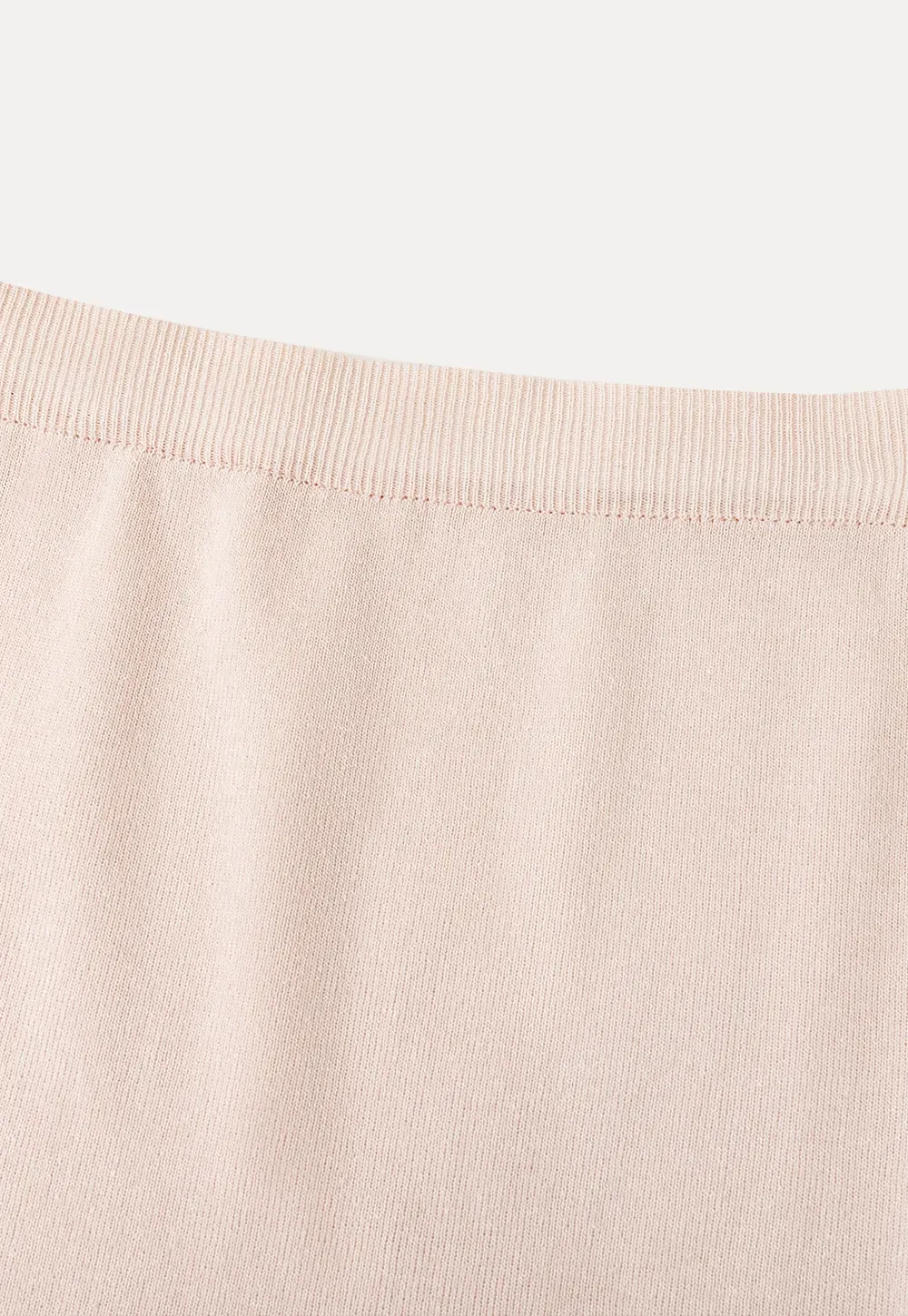 High Waist Asymmetric Hem Skirt