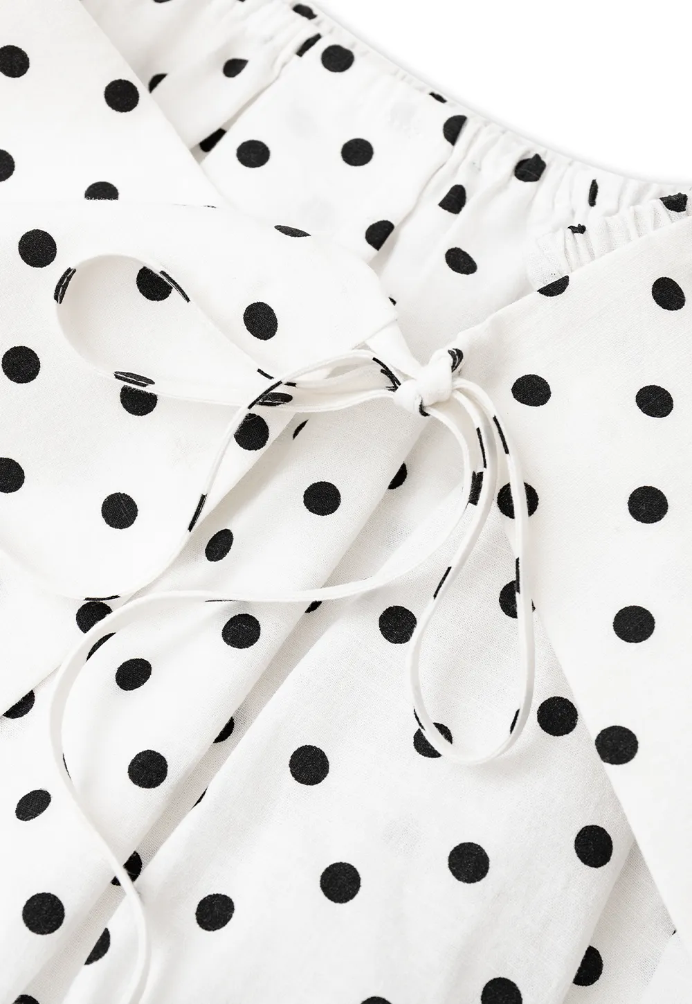 Polka Dot Wrap Skirt