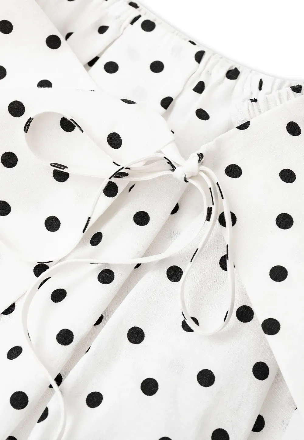 Polka Dot Wrap Skirt